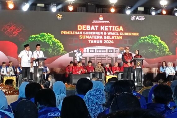 Debat Pilgub Sumsel: Eddy Sindir Herman Deru, Sebut Jakabaring Sport City Kumuh - JPNN.COM