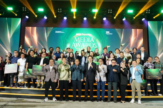 Pegadaian Gelar Media Awards 2024, Puluhan Jurnalis Raih Penghargaan  - JPNN.COM