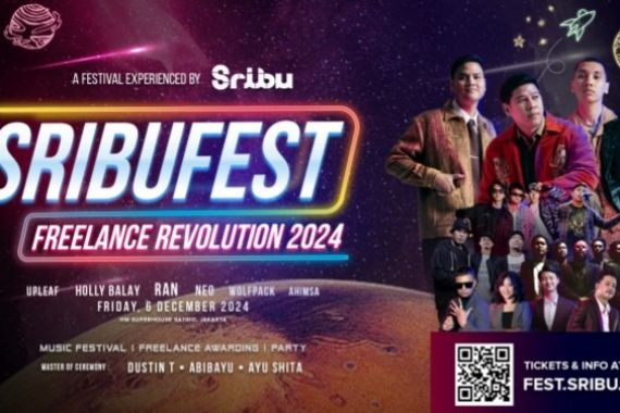 Sribufest 2024 Jadi Ajang Apresiasi bagi Freelancer Penggerak Ekonomi Digital - JPNN.COM