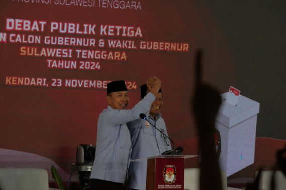 ASR-Hugua Memohon Maaf di Penutupan Kampanye Pilgub Sultra 2024 - JPNN.COM