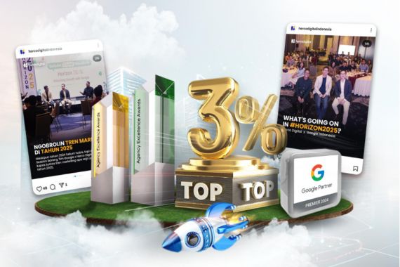 Herco Digital Peraih TOP 3% Digital Agency Indonesia, Jasa Website Bisnis Terbaik - JPNN.COM