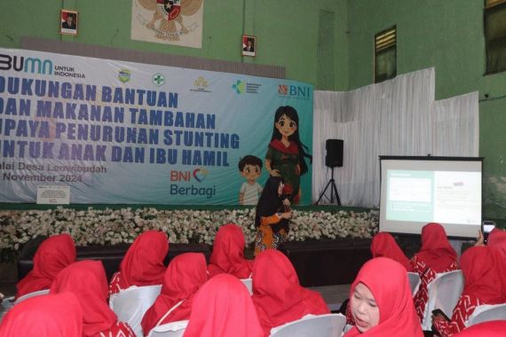 Peduli Generasi Muda, BNI Lawan Stunting & Beri Bantuan kepada Ibu Hamil Kurang Gizi - JPNN.COM