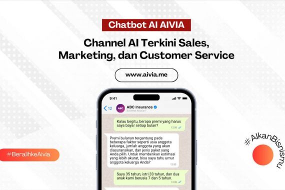 Chatbot AI Aivia, Solusi Inovatif untuk Bisnis Modern - JPNN.COM