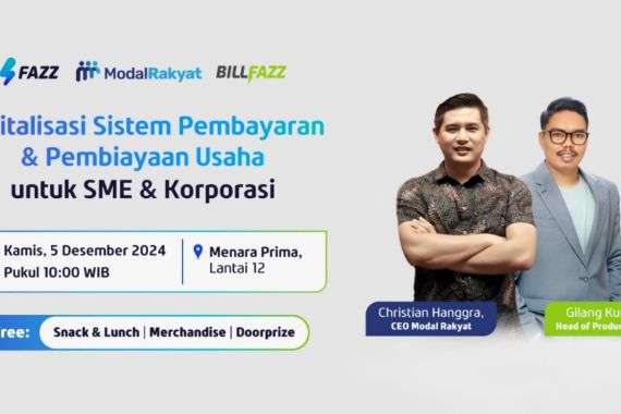 Fazz, Modal Rakyat & BillFazz Gelar Seminar Digitalisasi Pembayaran dan Pembiayaan - JPNN.COM