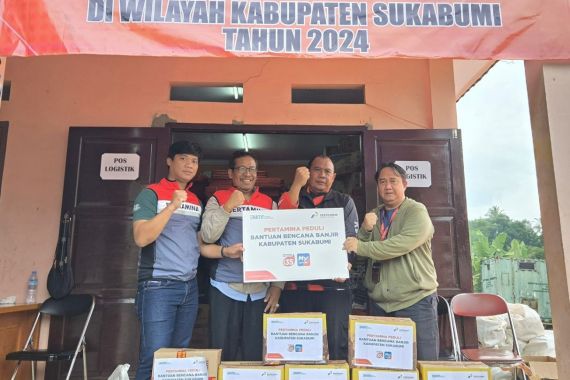 Pertamina Patra Niaga Regional JBB Kirim Bantuan untuk Korban Banjir di Sukabumi - JPNN.COM