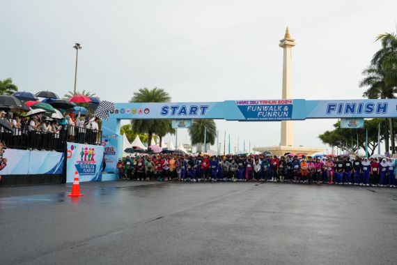 Peringati Hari Ibu 2024, TP PKK Pusat Gelar Fun Run & Walk di Monas - JPNN.COM