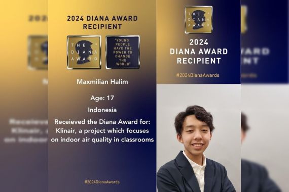 Pelajar Indonesia Menerima Diana Award 2024 karena Inovasi Isu Lingkungan - JPNN.COM