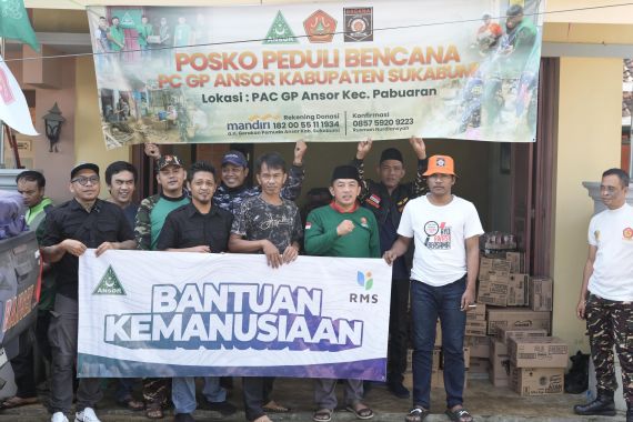 Bantuan Kemanusiaan RMS-Ansor Didistribusikan ke Sukabumi - JPNN.COM