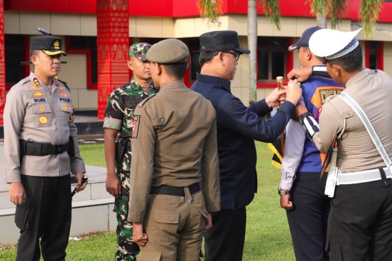 Pengamanan Nataru, Polres Banyuasin Kerahkan 304 Personel Gabungan - JPNN.COM