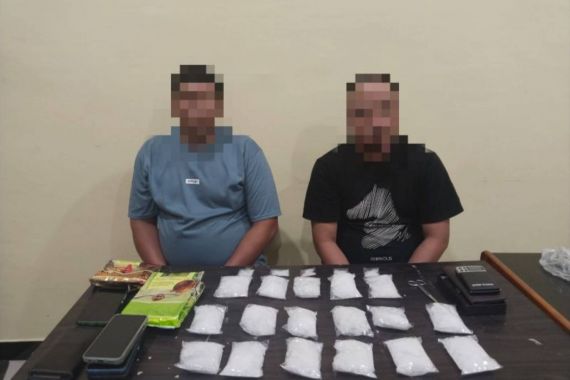 Simpan 1,7 Kg Sabu-Sabu, FBR dan AD Ditangkap Polisi - JPNN.COM