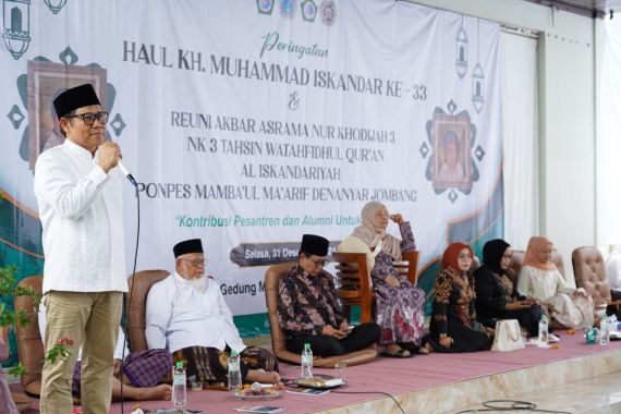 Haul ke-33 Kiai Muhammad Iskandar, Gus Imin: Keteladanan Beliau Tak Bisa Terhapus - JPNN.COM