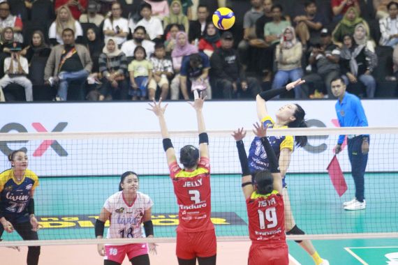 Jakarta Livin Raih Kemenangan Perdana di Proliga 2025, Pelatih Dapat Pujian - JPNN.COM