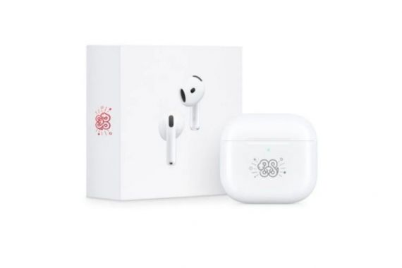 Imlek 2025, Simak Perbedaan AirPods 4 Edisi Tahun Ular dengan Versi Reguler - JPNN.COM