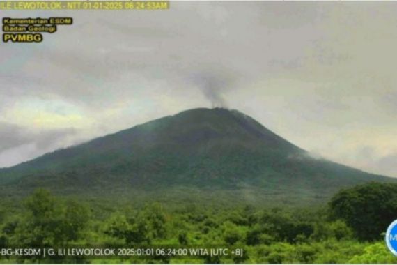 Hasil Pengamatan Badan Geologi, Aktivitas Gunung Ili Lewotolok Masih Tinggi - JPNN.COM