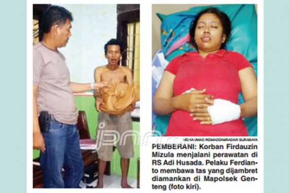 Heroik, Wanita Ini Lawan Penjambret hingga Tertangkap - JPNN.COM