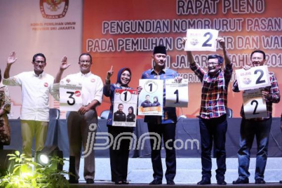 Kompak, 3 Paslon Gubernur DKI Tak Tergiur Capres 2019 - JPNN.COM
