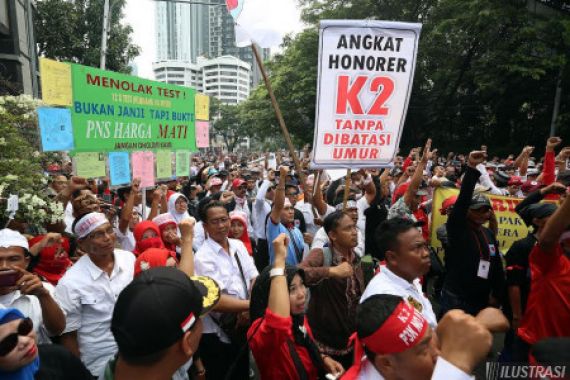 Di Depan Jokowi, ADKASI Minta Honorer K2 Diangkat CPNS - JPNN.COM