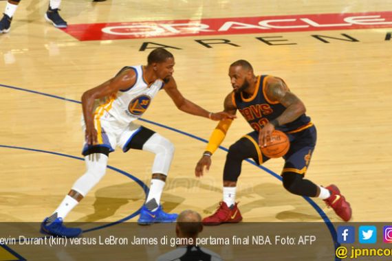 Durant Gila! Warriors Pukul Cavaliers di Game Pertama Final NBA - JPNN.COM