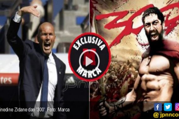 Zidane Bakar Motivasi Pemain Madrid dengan Pidato ala Film 300 - JPNN.COM