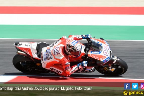 Tegang di Awal...Dovizioso Finis Pertama di MotoGP Italia - JPNN.COM