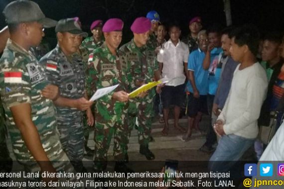 TNI Sweeping Penumpang Kapal, Perketat Perairan Nunukan - JPNN.COM