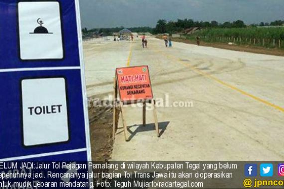 Awas, Tol Pejagan-Pemalang Belum Steril dari Aktivitas Warga Lokal - JPNN.COM