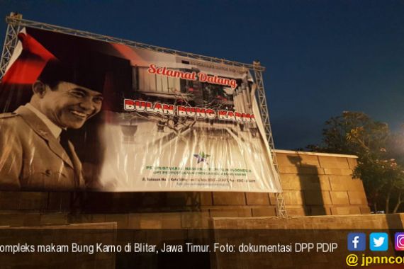 PDIP Gelar HUT Bung Karno di Blitar, Pedagang Kecil Ketiban Rezeki - JPNN.COM