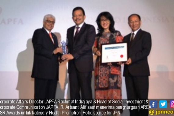 JAPFA4Kids Raih Anugerah CSR Health Promotion Tingkat Asia - JPNN.COM
