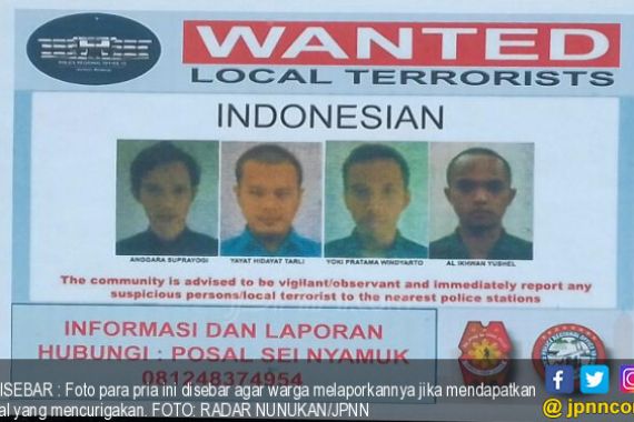 TNI Sebar Foto 4 Teroris, Ini Penampakannya - JPNN.COM