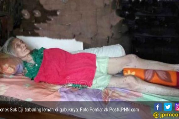 Miris, Nenek 81 Tahun Sebatang Kara Jatuh Sakit di Gubuk - JPNN.COM