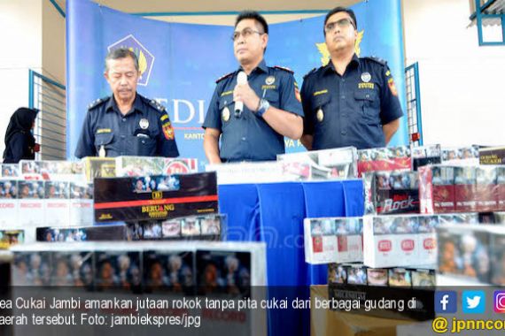 Rokok Ilegal Masuk Lampung, Negara Merugi Rp 1,7 Miliar - JPNN.COM