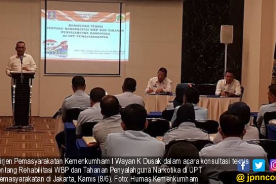 Kemenkumham Matangkan Aturan Rehabilitasi WBP Pecandu Narkoba - JPNN.COM