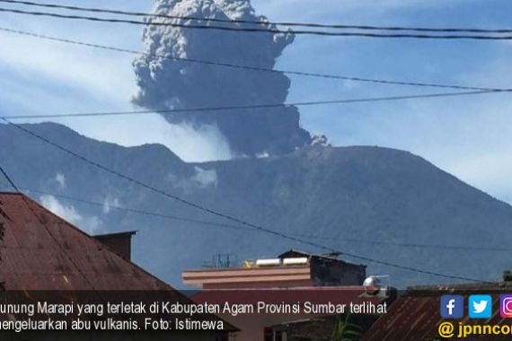 Gunung Marapi Masih Waspada, Sudah Berapa Kali Meletus? Ini Datanya - JPNN.COM