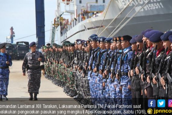 Situasi Panas! 3.000 Pasukan TNI dan 4 KRI Siaga di Perbatasan - JPNN.COM