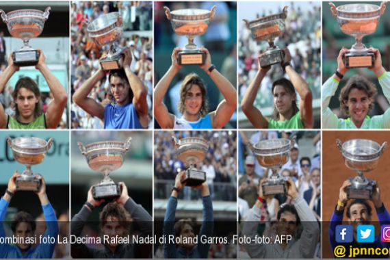 Menang Mudah Atas Wawrinka, Nadal Sempurna Cetak La Decima di Roland Garros - JPNN.COM