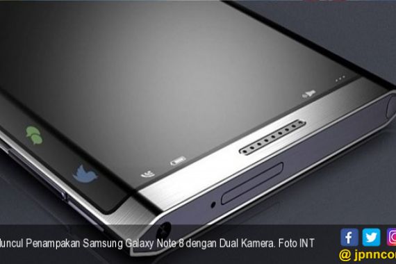 Muncul Penampakan Samsung Galaxy Note 8 dengan Dual Kamera - JPNN.COM