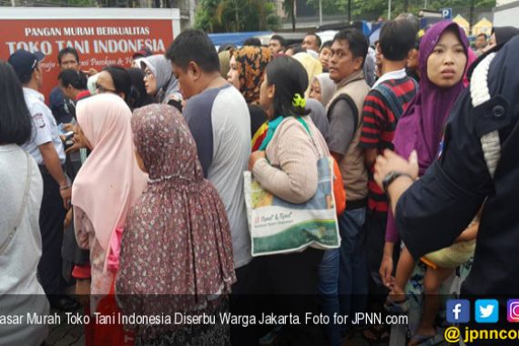 Pasar Murah Toko Tani Indonesia Diserbu Warga Jakarta - JPNN.COM