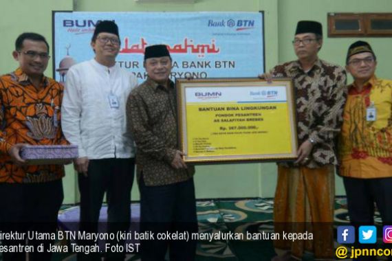 BTN Salurkan Bantuan ke Beberapa Pesantren di Jateng - JPNN.COM