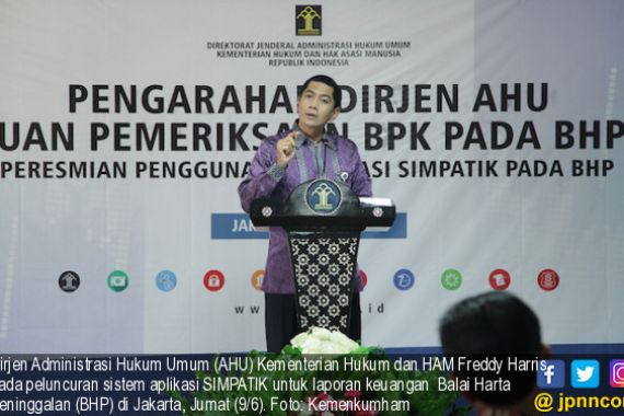 Ditjen AHU Luncurkan SIMPATIK demi Menjaga Uang Pihak Ketiga - JPNN.COM