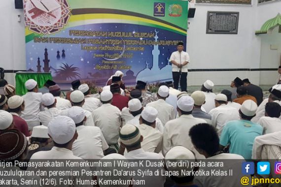 Bismillah, Lapas Narkotika Jakarta Punya Pesantren Da'arus Syifa - JPNN.COM