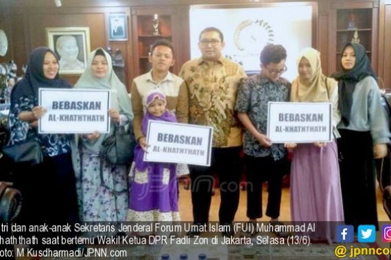 Istri dan 6 Anak Mohon Al Khaththath Dibebaskan Sebelum Lebaran - JPNN.COM