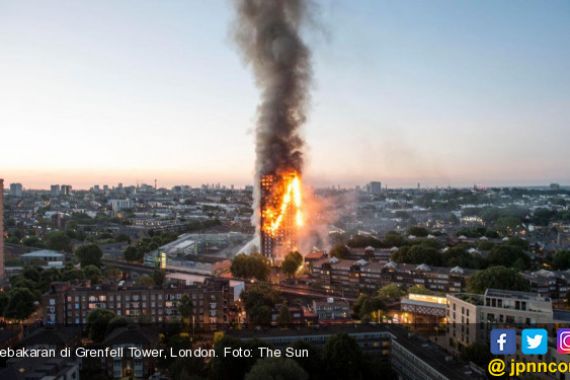 6 Orang Tewas dalam Kebakaran Besar di Apartemen Grenfell Tower London, Bakal Bertambah... - JPNN.COM