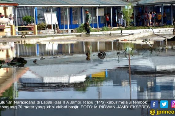 Lapas Jambi Sejak Dulu Langganan Banjir, Tapi Kok tak Diperbaiki? - JPNN.COM