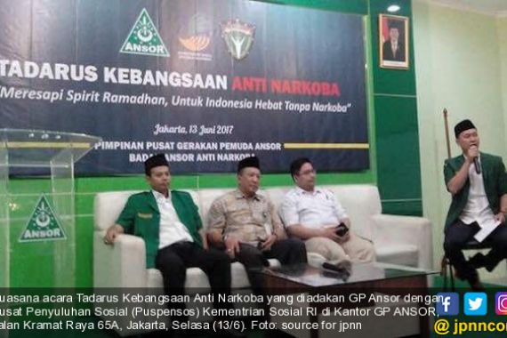 Gandeng Kemensos, GP Ansor Gelar Tadarus Kebangsaan Antinarkoba - JPNN.COM
