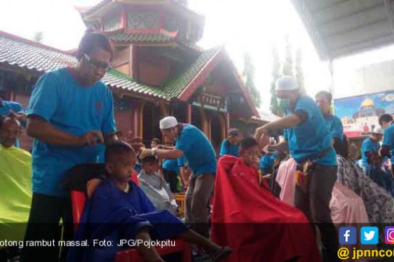 Asyik, 700 Orang Bakal Punya Potongan Rambut Baru Saat Lebaran - JPNN.COM