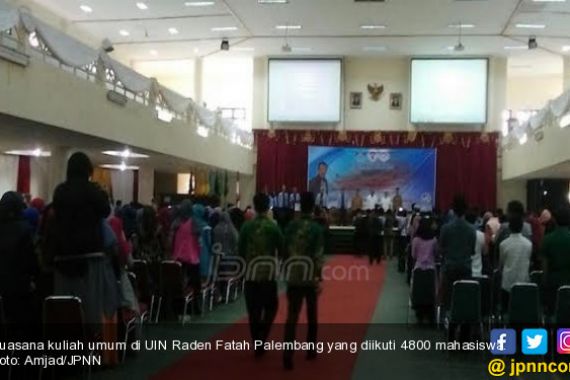 Menpora Gelorakan Semangat Lawan Narkoba di UIN Raden Fatah - JPNN.COM