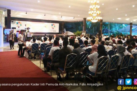 Menpora Kukuhkan Kader Inti Pemuda Antinarkoba di Palembang - JPNN.COM