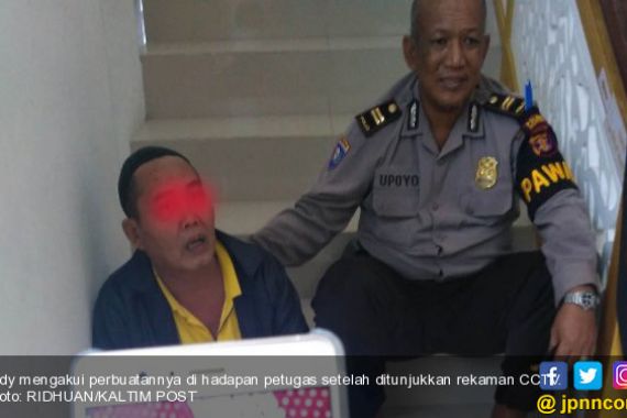 Terekam CCTV, Edy tak Bisa Mengelak Lagi - JPNN.COM