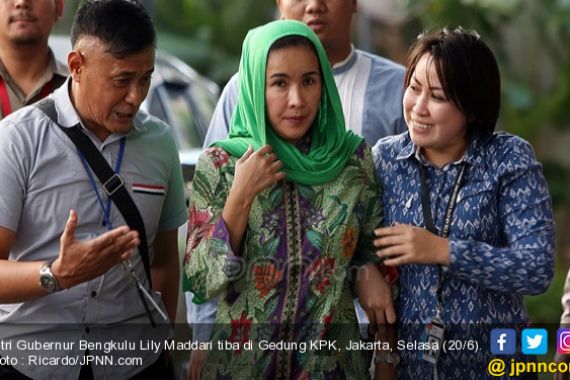 Si Cantik Istri Gubernur Bengkulu Ditangkap KPK, Melyan: Kelakuan Aslinya - JPNN.COM