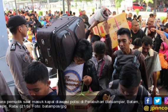 Hari Ini, 3.000 Pemudik Tinggalkan Batam Menuju Medan - JPNN.COM